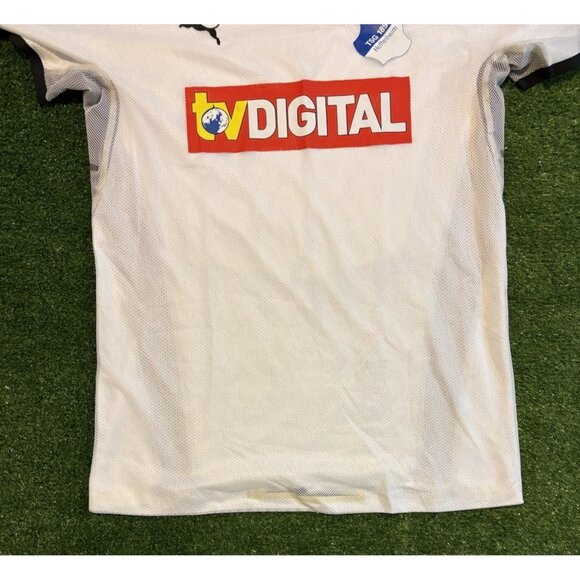 TSG 1899 Hoffenheim jersey mens medium white Puma 08/09 mesh breathable B - Picture 4 of 11